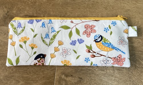 Handmade fabric pencil case - handmade,
