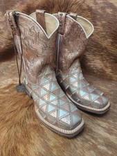 TIN HAUL CHILDRENS WESTERN COWBOY BOOTS SIZE 3 MISH &MASH