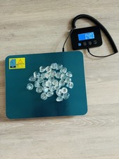 Glass Pebbles White -  Glass Pebbles 400g Stones Beads