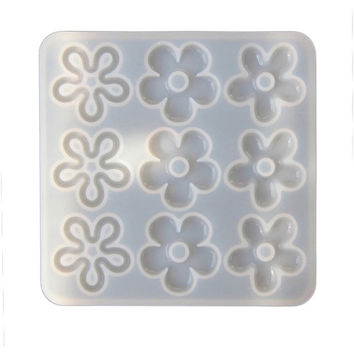 Silicone flower pendant - silicone, mold