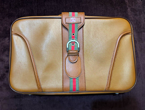 Vintage retro hard - hard, leather