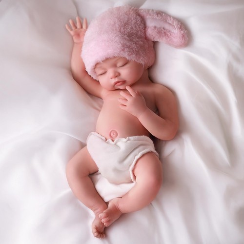 Silicone baby doll 16 inch - silicone,