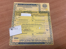 GENUINE HONDA XR350R 1983 US TITLE FOR REFERENCE/DISPLAY/MANCAVE WORLDWIDE POST