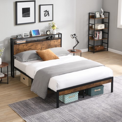 Full size metal platform - size, bed