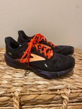 BROOKS Launch 9 Running Trainers Black Orange Purple Sport Shoes Size UK 6.5 B