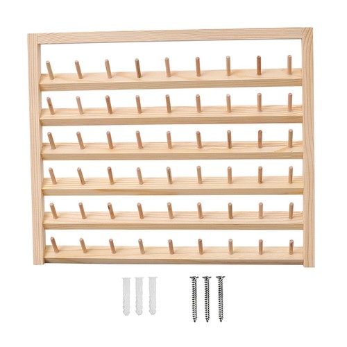 Wall mounted yarn rack - wall,