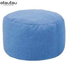 Round Stool Linen Bean Bag