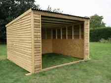 10x12 mobile field shelter on timber skids Horse Shelter, Sheep, Goat pent roof