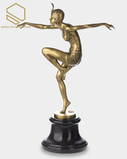 Gold Bronze Sculpture Dancer