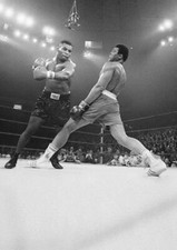 MIKE TYSON VS MUHAMMAD ALI BB1 BOXING GYM POSTER PRINT - A4 A3 A2 A1 A0 SIZES