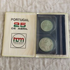 PORTUGAL 1974 25 APRIL 2 COIN