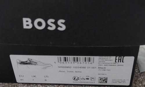 Boss jhon tenn tmx - tmx, black