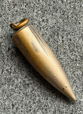 VINTAGE BULLET PENDANT (NO CHAIN) UNKNOWN SOURCE/AGE METAL (MAGNETIC)