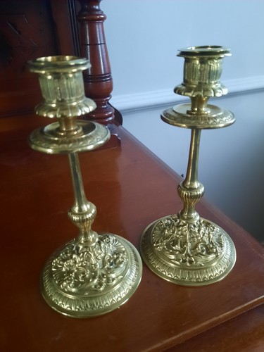 Antique victorian brass gilt - antique,