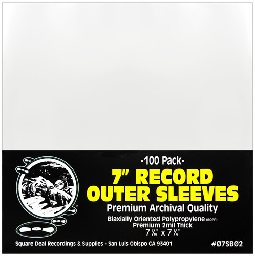 45rpm record outer - (100), 7"