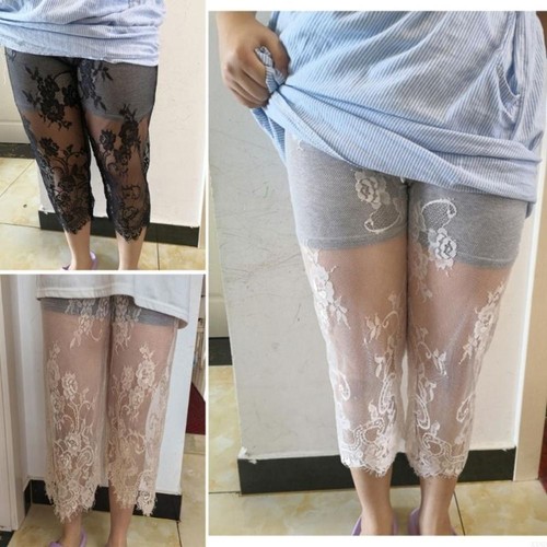 Cropped length sheer mesh - cropped,