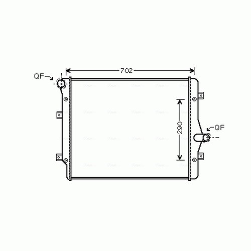 Radiator for audi - for,