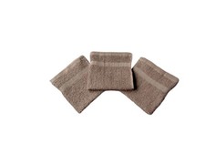 Brown 100% Cotton Face Cloths