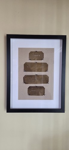 Framed antique brass - antique,
