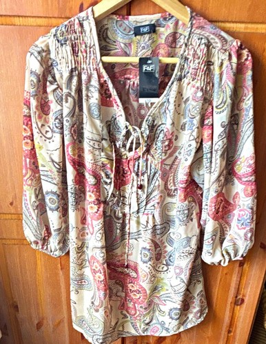 Women beige paisley - beige,