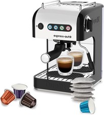 Dualit 84516 Espress Auto 4 in 1 Coffee and POD Machine 15 bar Black / Chrome