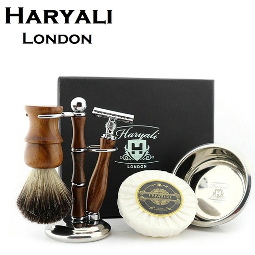 Wooden 5pc shaving - 5pc, with