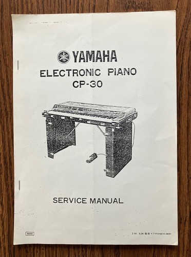 Yamaha service manual - yamaha, cp-30