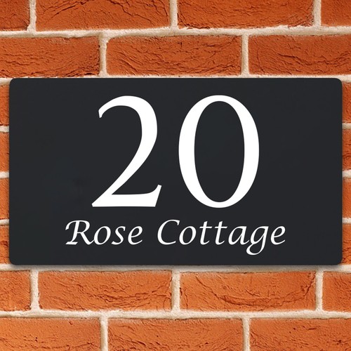Personalised house number - house,