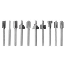 Gasea 10pcs 3mm 1/8" Shank HSS