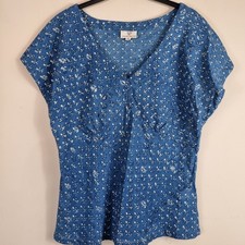 Anokhi Indian Block Print Blue