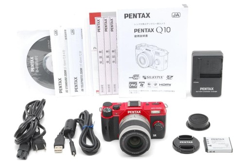 Pentax q10 red - pentax, kit
