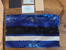 PRADA Sequin Clutch Bag