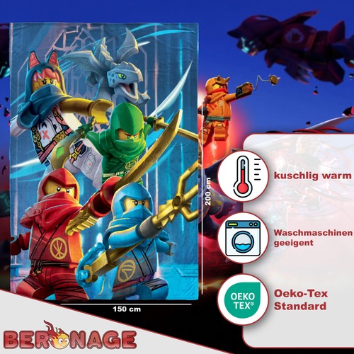 Lego ninjago cosy blanket - ninjago,