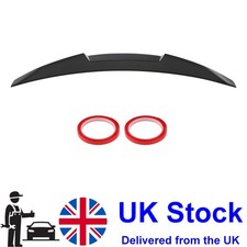 REAR BOOT SPOILER FOR BMW 4 SERIES F36 2014+ UK GRAN COUPE GLOSS BLACK NEW LIP