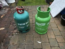 2 Empty  Gas Cylinders For
