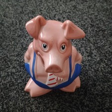 Wade NatWest Pig Maxwell Piggy Bank Money Box With Stopper In Condition As Shown
