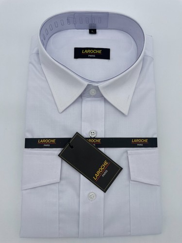 White double pocket long - ,