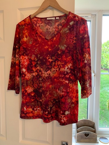Susan graver red - red, longline