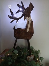 Wood Raindeer Christmas