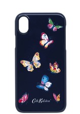 🦋🦋CATH KIDSTON VQ Apple iPhone X/XS Gloss Mobile Phone Case - Butterflies Navy