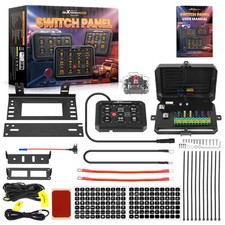 12V-24V 6 Gang Switch Panel