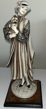 Florence Sculpture d’arte Guiseppe Armani Figurine "Young Lady with Yorkshire"