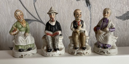 Vintage ceramic elderly - ceramic, couple