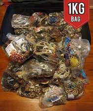 1kg Bag of Jewellery | Costume, Mixed Wear, Resell, Craft, Upcycle | Potluck