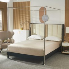 Beyeutao Stainless Steels Bed Canopy Frame King Size Canopy Bed Frame W150 x L20