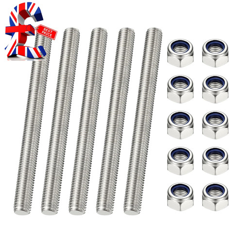 Pcs fully threaded rod m4 - 5,