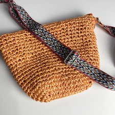 M&S Orange Paper Woven Jute