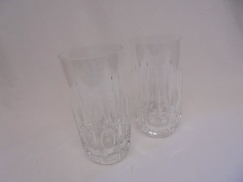 Vintage pair lead crystal - pair, of