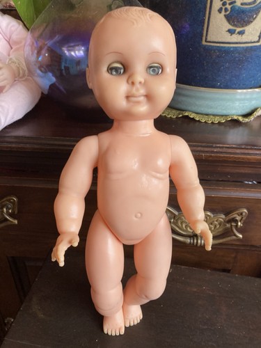 Vintage rosebud baby doll - rosebud,