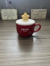 Costa Christmas Mug With Lid. Used Once